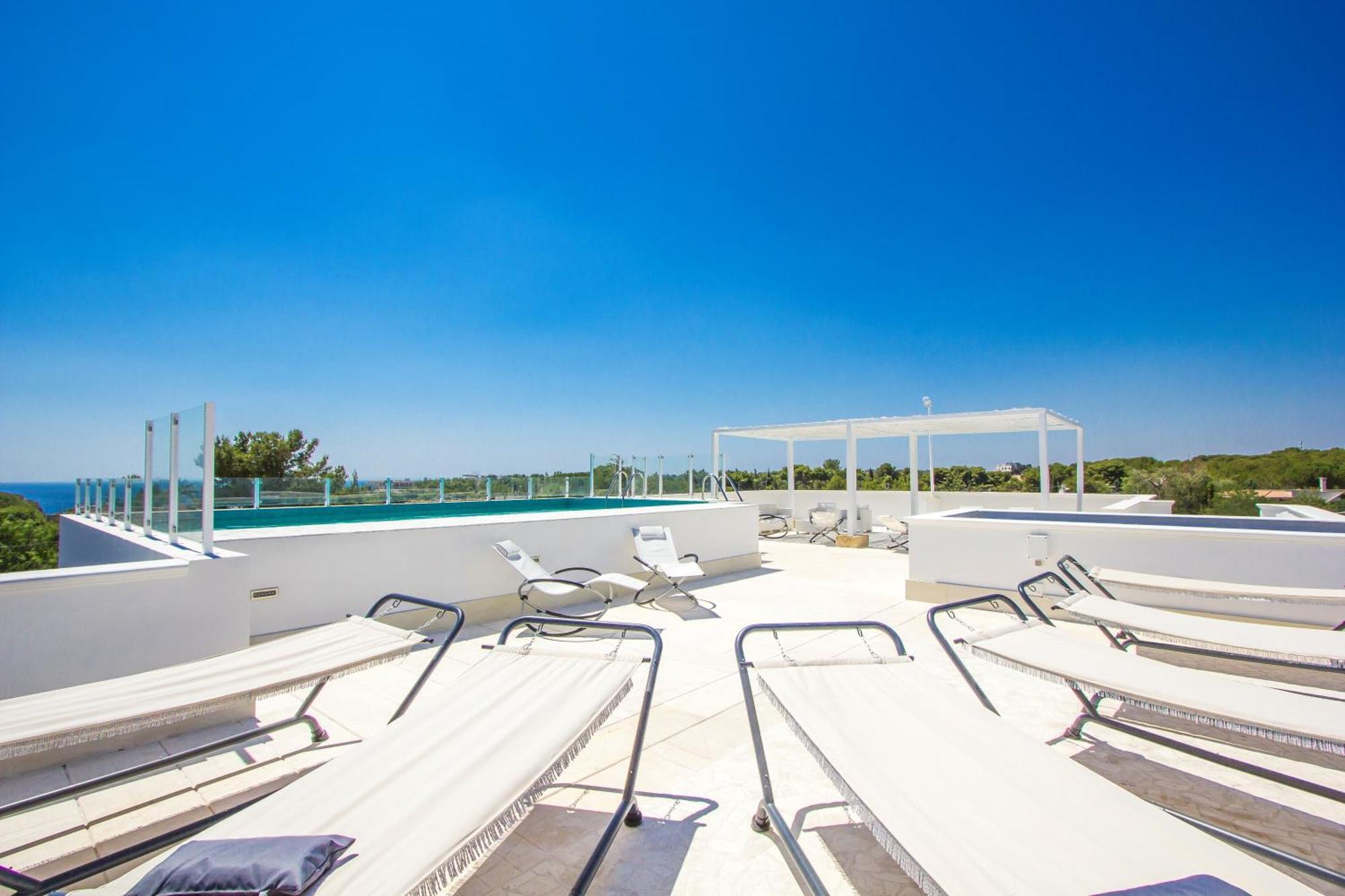 Aparthotel Residence Ludovica - Piscina Panoramica Vista Mare Santa Maria al Bagno Extérieur photo